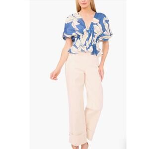 Parker The Halle V-Neck Cinch Waist Top, Size 12, NWT